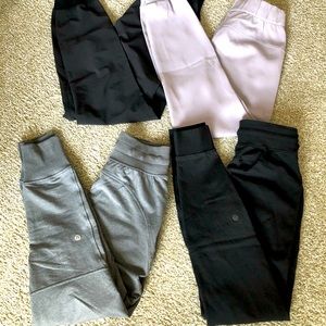 4 Pairs of Lululemon joggers.